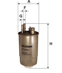 FILTRON FILT PP 966/2 PUNTO/FIORINO/DOBLO II YAKIT FILTRESI MAZOT FILTRESI (3 çikisli)
