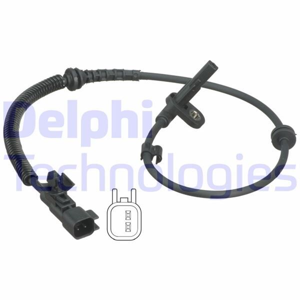 DELPHI SS20362 ABS HIZ SENSÖRÜ ARKA; SAĞ CHEVROLET AVEO 1.4 03/11>