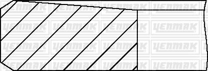 YENMAK 91-09966-050 MOTOR SEGMANI 0.50 V184 PUMA DT24H DURATORQ 90/120PS 0.50
