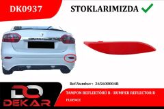 DEKAR DK0937 ARKA REFLEKTÖR SAĞ RENAULT FLUENCE 09>15
