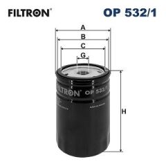 FILTRON OP532.1 YAĞ FİLTRESİ FORD ESCORT/FOCUS/MONDEO/MAZDA 1.25-1.4-1.6 BENZİN UZUN TİP ESKİ MODEL