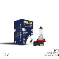 NIKEN 0620010109 NIKEN H11 55W HALOJEN AMPUL PGJ19-2 12V 64211