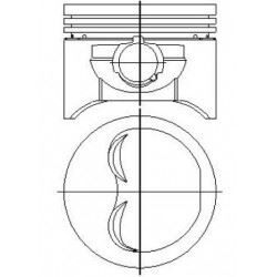 YENMAK 31-03395-040 MOTOR PİSTON SEGMAN FIAT TEMPRA-TİPO TOFAŞ SLX 1600 86.40 ÇAP 0.40