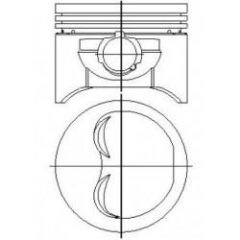YENMAK 31-03395-040 MOTOR PİSTON SEGMAN FIAT TEMPRA-TİPO TOFAŞ SLX 1600 86.40 ÇAP 0.40