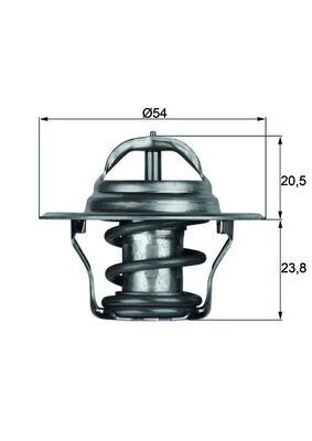 MAHLE TX14.87D TERMOSTAT BORA-CADDY-GOLF-PASSAT-POLO-T5-SHARAN-OCTAVIA-FABIA-TOLEDO-IBIZA-CORDOBA-A3-A4-A6-TT 87C