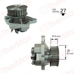 SUPSAN PW0064 POMPA DEVİRDAİM VW POLO 1.4 16V ENG.AFH