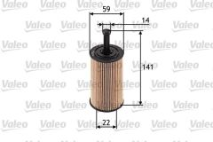VALEO 586509 1457429193 YAĞ FİLTRESİ PARTNER-BERLINGO 96- -P106 97- -P206 98- -P306 93-01 -P307- C3