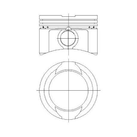 YENMAK 31-04285-040 PİSTON SEGMAN STD 71.20MM FIAT PALIO 1.2 8V 87-835900-12