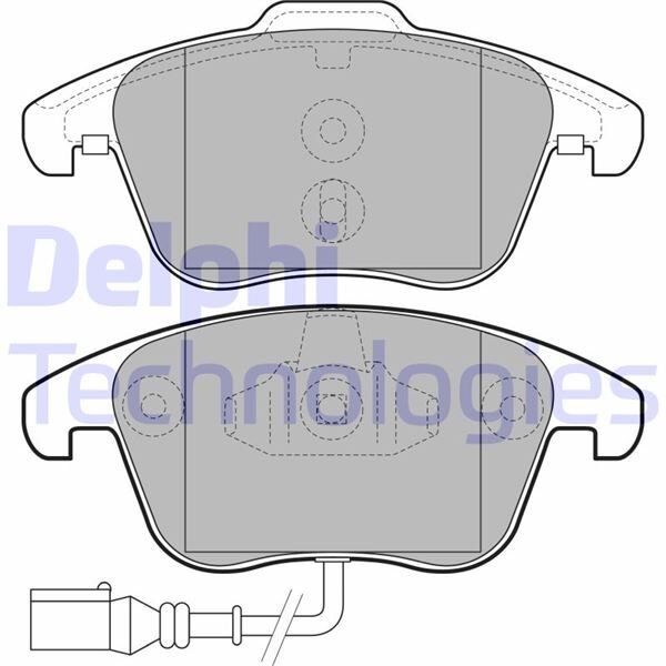 DELPHI LP2110 ÖN BALATA TIGUAN-Q3 10 > GDB1762