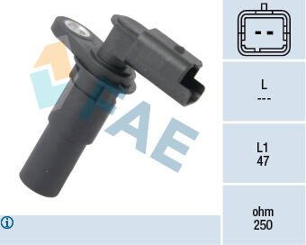 FAE 79238 KRANK MİLİ SENSÖRÜ RENAULT CLIO III 05>12 LAGUNA III 07>15 MEGANE III 09>15 MODUS 04> DACIA DUSTER 1 0> 1.4 K4J 1.6 K4M