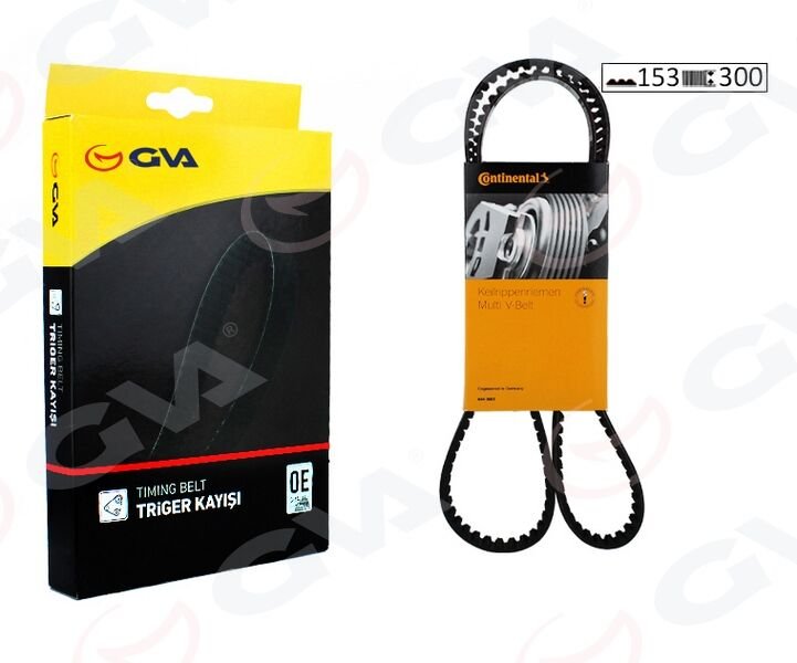 GVA 58153300 TRİGER KAYIŞI 153x300 PEUGEOT BOXER 2.8DTIC 8V 97-00 DUCATO 2.5D/2.8D-MASTER 2.5DT