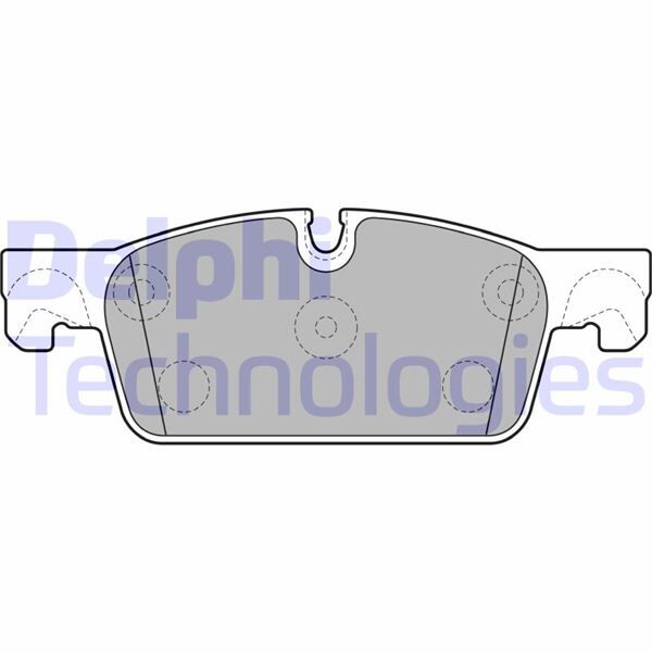 DELPHI LP2248 ÖN FREN BALATASI PEUGEOT P508 10>18 1.6 VTI 1.6 THP 1.6HDI 2.0HDI 2.2HDI 283mm CAP
