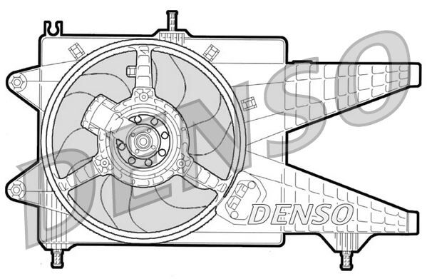 DENSO DER09041 FAN MOTORU PUNTO 03>IDEA 04>YPSILON 03-11 1.3JTD AC MEK