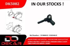 DEKAR DK5082 VAKUM POMPA VALF KÜÇÜK ASTRA H-VECTRA C 1.9CDTİ-ASTRA J-INSIGNIA-DOBLO 2.0CDTI-LINEA-PUNTO EVO BRAVO 1.6DMTJ