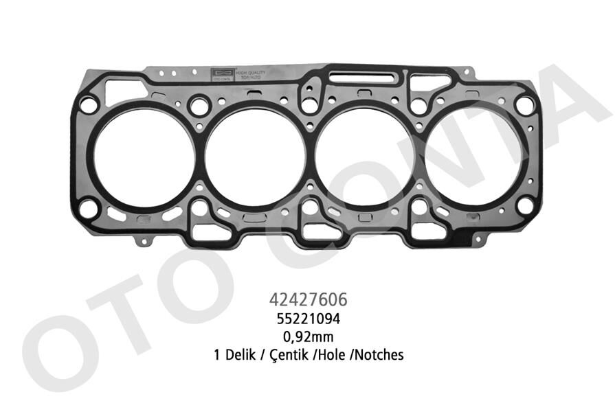 OTOCONTA 42427606 SKC FIAT DOBLO 10> LINEA 07> BRAVO II 07>14 EGEA 15> ALFA ROMEO GIULIETTA 10>19 MITO 11> 1.6D MTJ 0.92mm