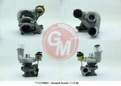 GUA 40617 TURBO ŞARJ RENAULT CLİO II KANGO I LAGUNA I MEGANE I 1.9dTı