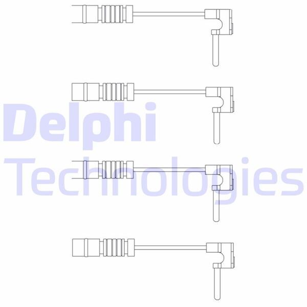 DELPHI LZ0120 BALATA FISI MERCEDES W201 W126 W168 W202 W124 W210 W140 4 LU