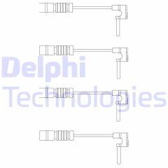 DELPHI LZ0120 BALATA FISI MERCEDES W201 W126 W168 W202 W124 W210 W140 4 LU
