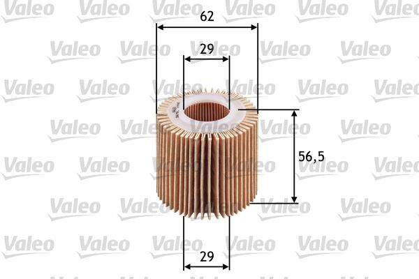 VALEO 586581 YAĞ FİLTRESİ KAĞIT TİP TOYOTA AURIS COROLLA 1.33L NRE150 10-12 / AVENSIS 1.6L ZRT270 09-> / RAV4 Z SA30 09-12 / YARIS 1.33L NSP90 NSP130 06-> / DAIHATSU MATERIA M401 M402 06-> / SIRION 1.0L M300 05->