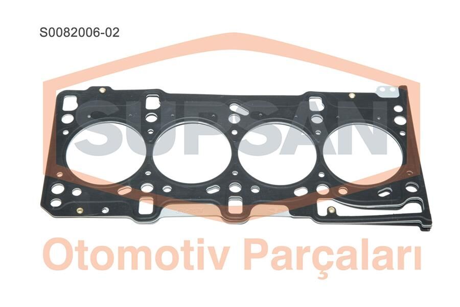 SUPSAN S0082006-02 SİLİNDİR KAPAK CONTASI 0.92mm ASTRA H-ASTRA J-CORSA C-D-E MERIVA A-B AVEO-LINEA-PUNTO-FIORINO-EGEA -DOBLO-NEMO-BIPPER 1.3 CDTI MTJ-DTH-DT-DTE-DTJ-DTN-DTR-JTD-HDI-FHZ 2 ÇENTİK