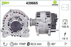 VALEO 439665 ALTERNATÖR VW GOLF 1.4TSI TG14C027 ALTERNATÖR BİNEK