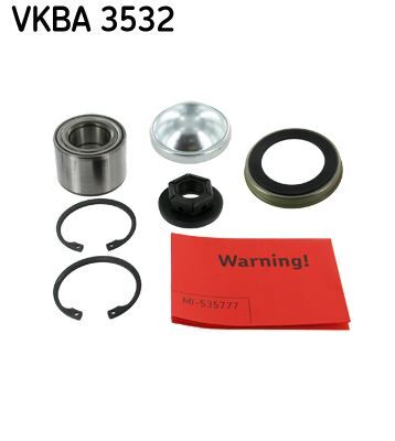 SKF VKBA3532 ARKA TEKER RULMANI FIESTA V 01>08 FOCUS I 98>04 FUSION 02>12 MAZDA II 03>07 ABS SET