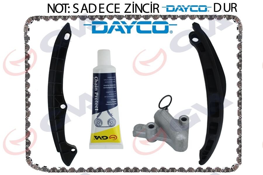 GVA 59C7510-1 EKSANTRİK ZİNCİR SETİ GOLF5/6-JETTA-PASSAT-SCIROCCO-A3-LEON 1.6 FSI BLF - 1.4 TSI CAXA-BMY-BLG