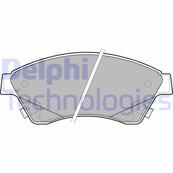 DELPHI LP2171 ÖN BALATA 15 INC ASTRA J 1.3 CDTI-1.4-1.4 TURBO-1.6 1.7 CDTİ 2.0CDTİ 10>AVEO 11>CRUZE 11>