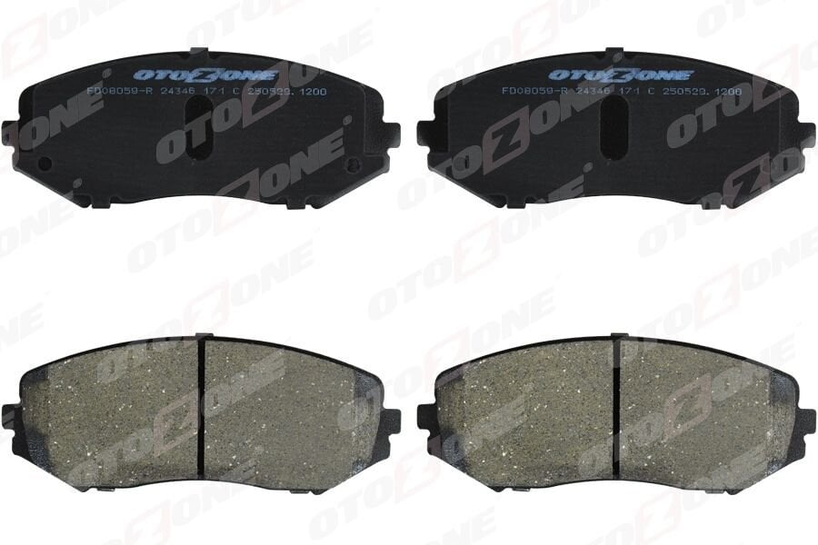 OTOZONE FDO8059-R ÖN FREN BALATA SUZUKI GRAND VITARA 2.0L J20A JB420 5 kapı 06-> 1.9L F9QB DDİS JB419 05->
