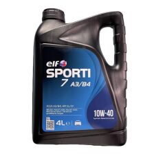 ELF 221277 MOTOR YAĞI ELF SPORTI 7 A3/B4 10W40 3B 4 LİTRE