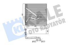 KALE 350090 EVAPORATOR A3-TT-SEAT ALTEA-TOLEDO-LEOV-VW GOLF-CADDY-PASSAT-JETTA-EOS-SCIROCCO-SHARAN-TIGUAN-EOS