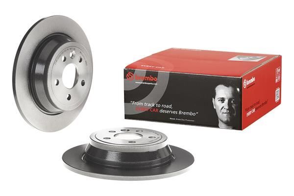 BREMBO 08B80411 FREN DISKI ARKA UV Coated LANDROVER FREELANDER 2