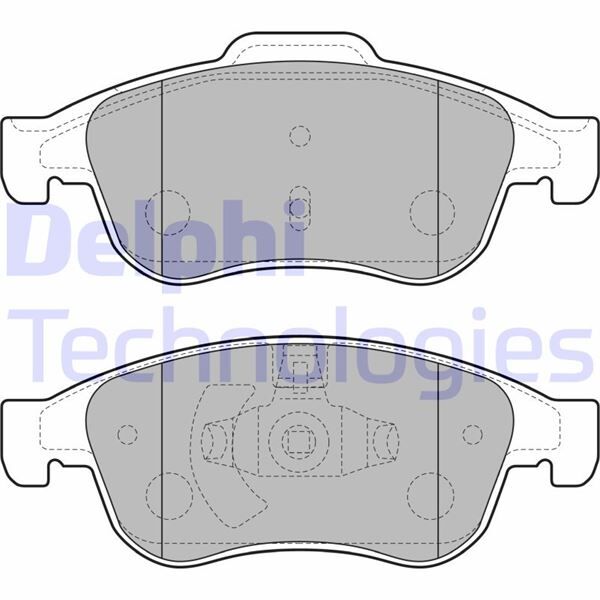 DELPHI LP2152 ÖN FREN BALATASI MEGANE III 09> SCENIC III 09>FLUENCE 10>DUSTER 10> LODGY 12> CAPTUR I 13>1.5 DCI 1.6 16V