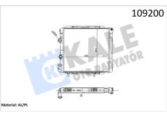 KALE 0513162AL RADYATÖR R9 1.4 ENJ 2 SIRA AL PL SİSTEM