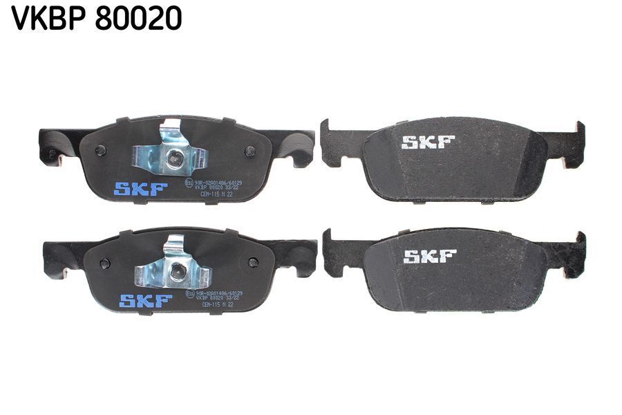 SKF VKBP80020 ÖN FREN BALATASI RENAULT CLIO IV 12> SYMBOL III 13> DACIA SANDERO II 13> LOGAN MCV II 14> LOGAN II 13> 0.9TCe 1.0SCe 1.2 1.2TCe 1.5dCi 1.6