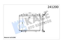 KALE 2054011AB RADYATÖR 407 04>C5 04>1.6HDI 2.2 16V AC MEK 552x380x26 1 SIRA ALB SİSTEM
