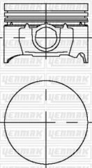 YENMAK 31-04032-000 PISTON SEGMAN ESCORT MONDEO II ZH 1.8 16V ZETEC 103PS -113PS 95>99 STD ÇAP: 80.60MM