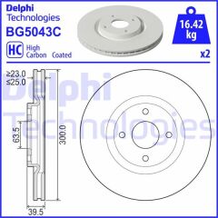 DELPHI BG5043C ÖN FREN AYNASI ECOSPORT 14>