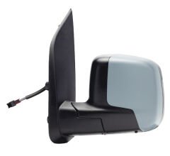 DIŞ DİKİZ AYNASI SOL FIORINO-BIPPER-NEMO 07> ELEKTRİKLİ ISITMALI ASTARLI KONVEKS 5 FİŞ VM-6115EHPL