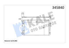 KALE 345840 SU RADYATÖRÜ VW-SKODA-SEAT-AUDİ 13> GOLF7-PASSAT-A3-LEON-OCTAVIA CJZB-CYVA-CJZA-CYVB-CPVA-CPTA-CHPA -CLHA-CLHB-CRKA-CRKB 1.2 TSI-1.4 TSI-1.6 TDI 650x405x22