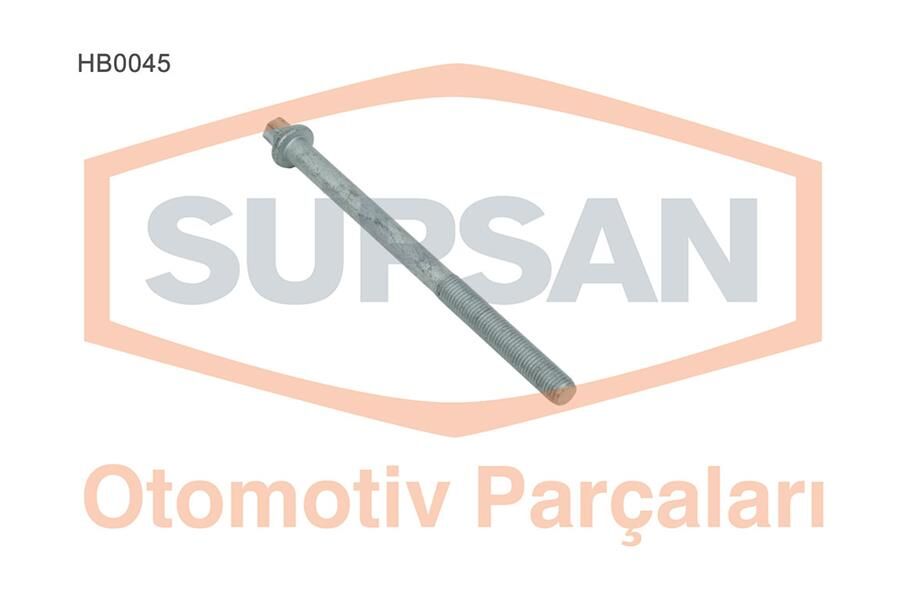 SUPSAN HB0045 SİLİNDİR KAPAK SAPLAMASI ASTRA F-G-CORSA A-B-VECTRA A-B-MERIVA 1.4-1.6 8V 10 ADET