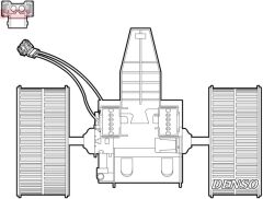 DENSO DEA05009 KALORIFER MOTORU BMW E60 E61 E63 E64