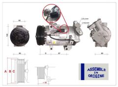 GUA 51336 KLİMA KOMPRESÖRÜ SIFIR ÜRÜN RENAULT CLIO IV 1.2 16V