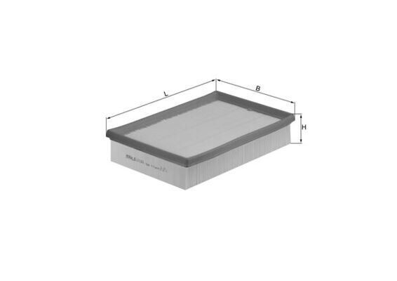 MAHLE LX1044 HAVA FİLTRESİ P307 1.4-1.6 16V-2.0-2.0 16V 00- - C4 2.0 16V 04-
