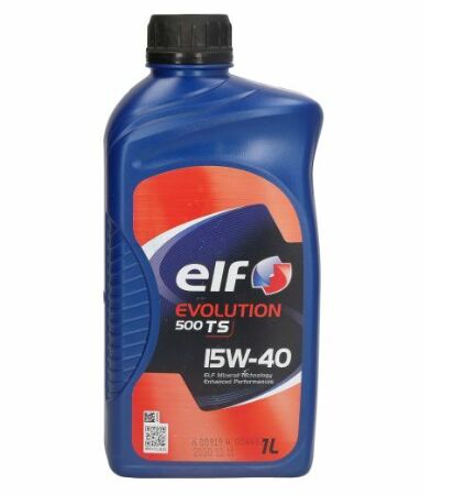 ELF 221289 MOTOR YAĞI EVOL. 500 TS 15W40 12B 1 LİTRE ELF 1TR