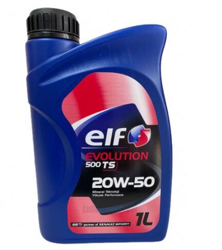 ELF 221285 MOTOR YAĞI EVOL. 500 TS 20W50 12B 1 LİTRE ELF 1TR