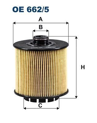 FILTRON OE662.5 YAĞ FİLTRESİ VOLVO XC40 1.5T3 2018 > XC40 1.5T2 T4 T5 2019 >
