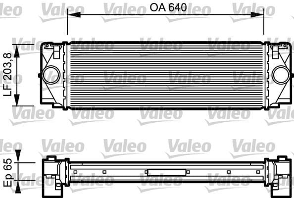 VALEO 817994 TURBOSARJ RADYATORU MERCEDES SPRINTER B906 . VW CRAFTER 30-35-50
