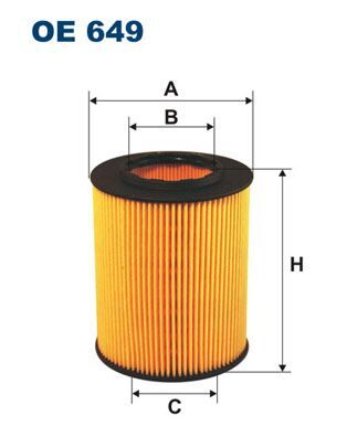 FILTRON OE649 YAG FILTRESI BMW M52 M54 E36 E46 E39 E60 E61 E38 E65 E66 E83 E53 E85