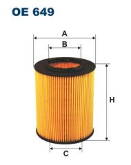 FILTRON OE649 YAG FILTRESI BMW M52 M54 E36 E46 E39 E60 E61 E38 E65 E66 E83 E53 E85
